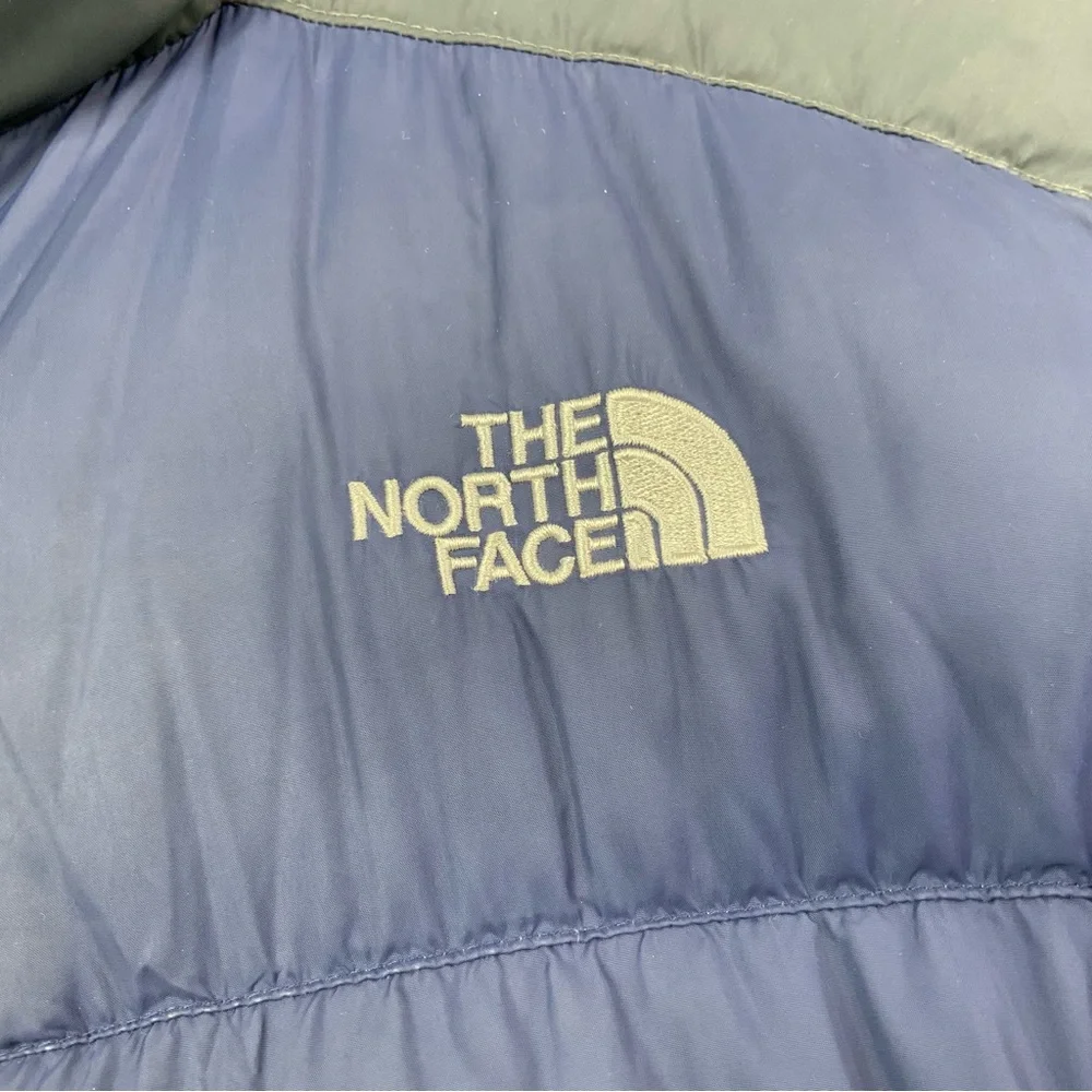 The North Face Men’s 1996 Retro Down Blue and Gray Nuptse‎ Jacket. Size Large.